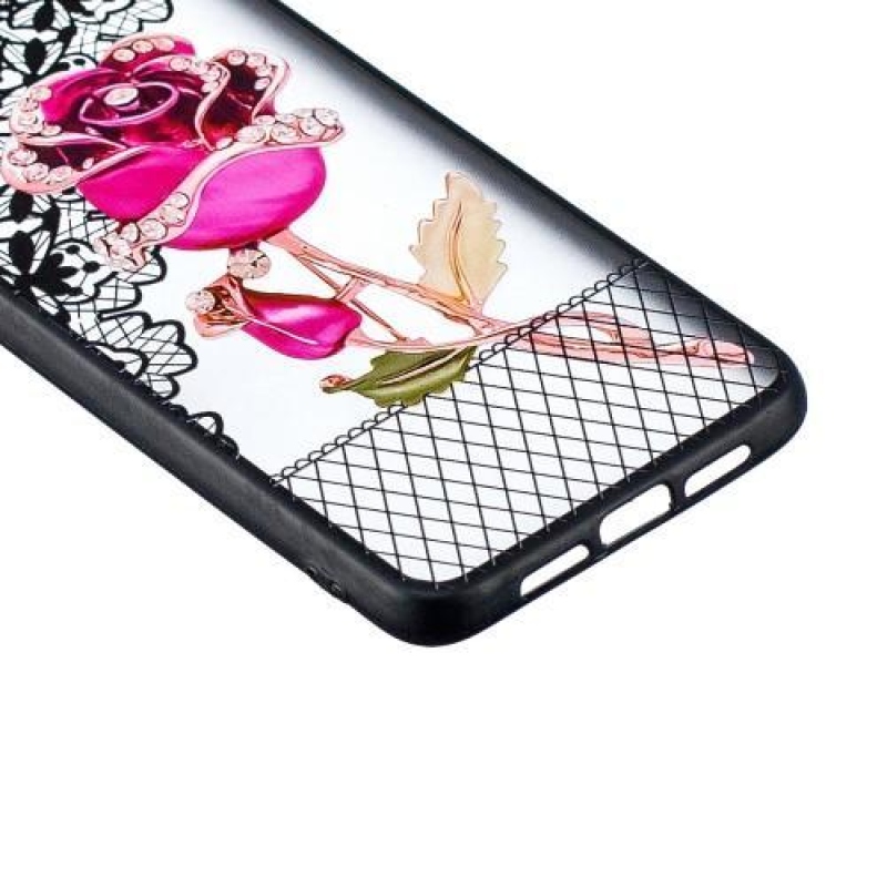 Lace silikonový obal pro Xiaomi Mi 9 - růže