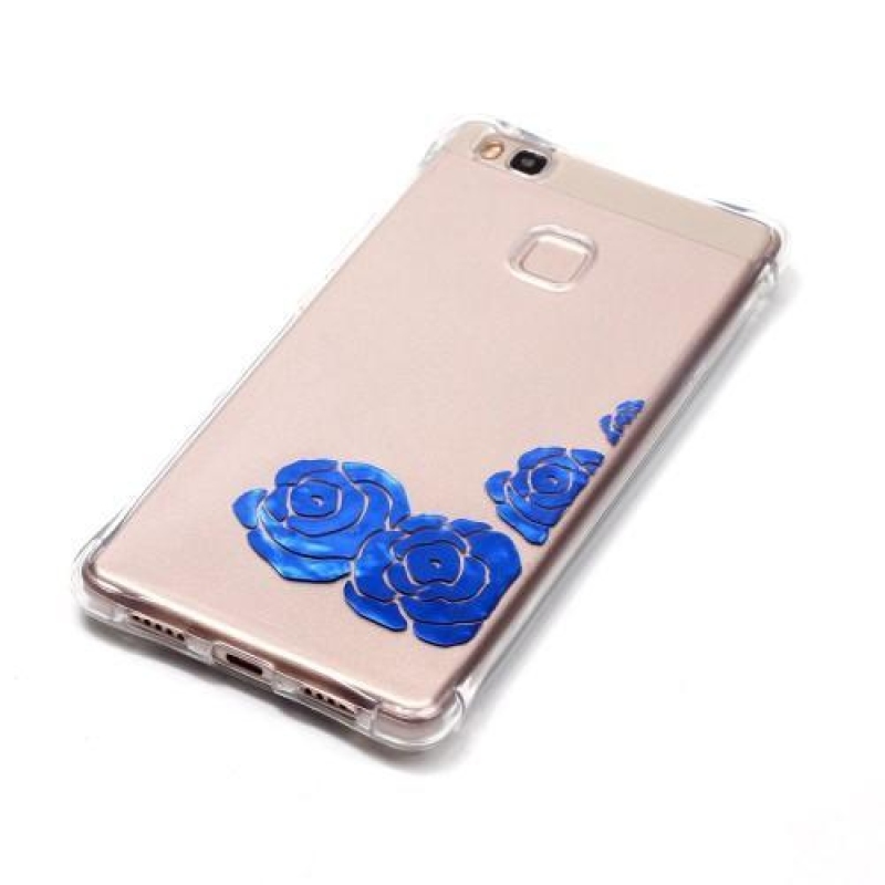 Lacqe gelový obal na Huawei P9 Lite - modré růže