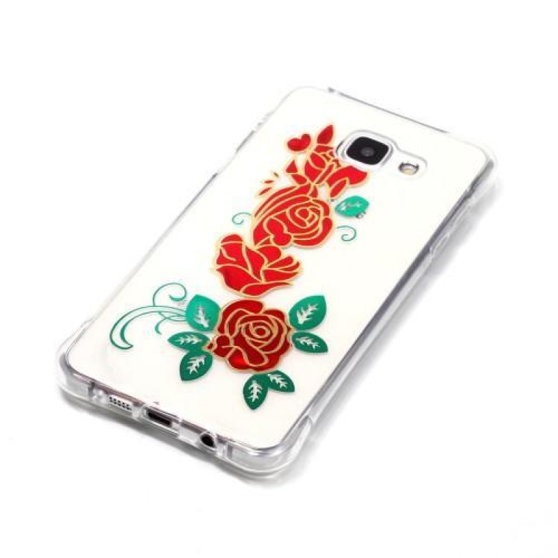 Laque gelový obal na mobil Samsung Galaxy A3 (2016) - růže