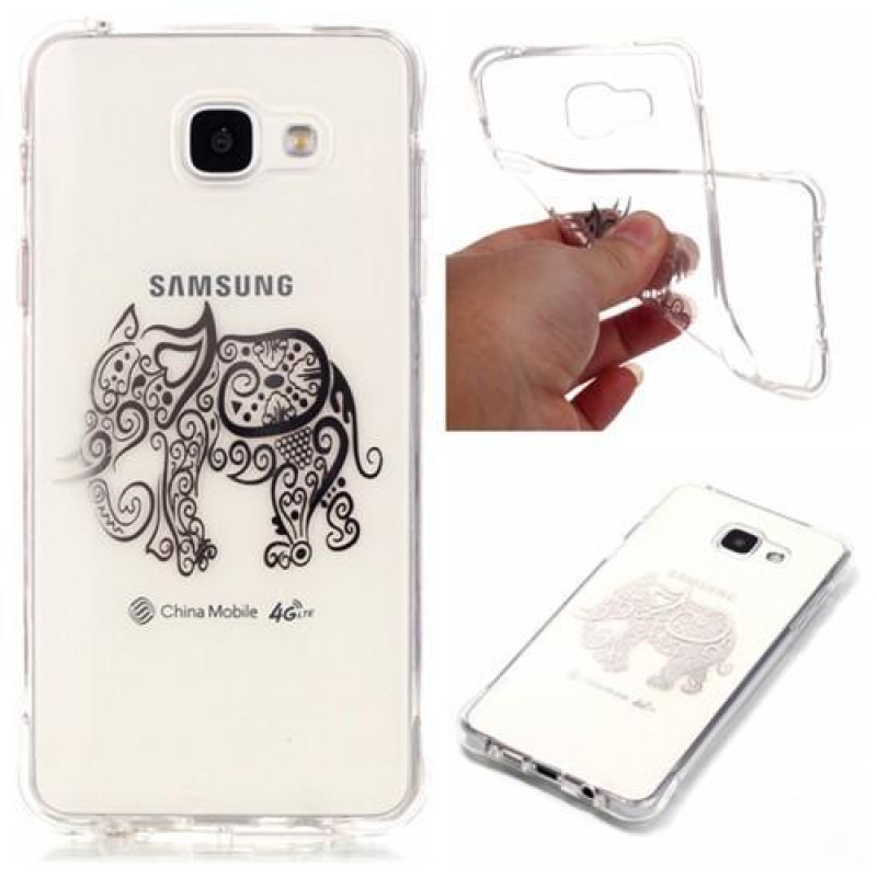 Laque gelový obal na mobil Samsung Galaxy A3 (2016) - slon