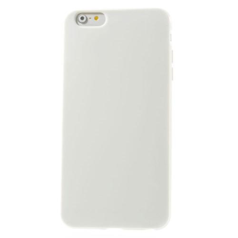 Lesklý gelový obal na iPhone 6s Plus a 6 Plus - bílý
