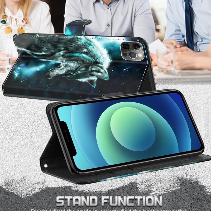 Light peněženkové pouzdro na mobil Samsung Galaxy A32 5G - vlk