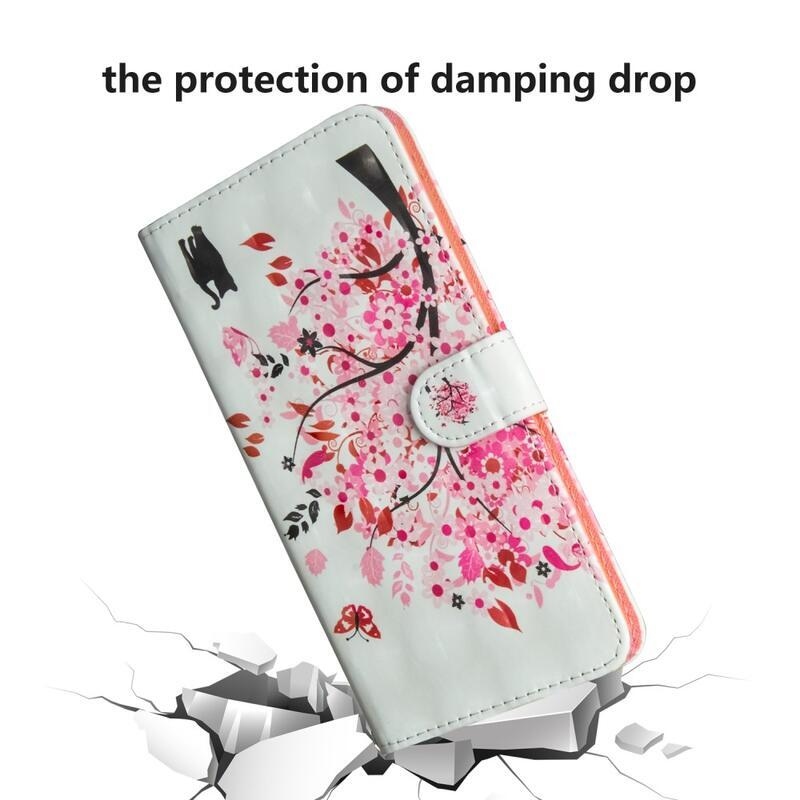 Light peněženkové pouzdro pro mobil Samsung Galaxy A50/A30s - rozkvetlý strom