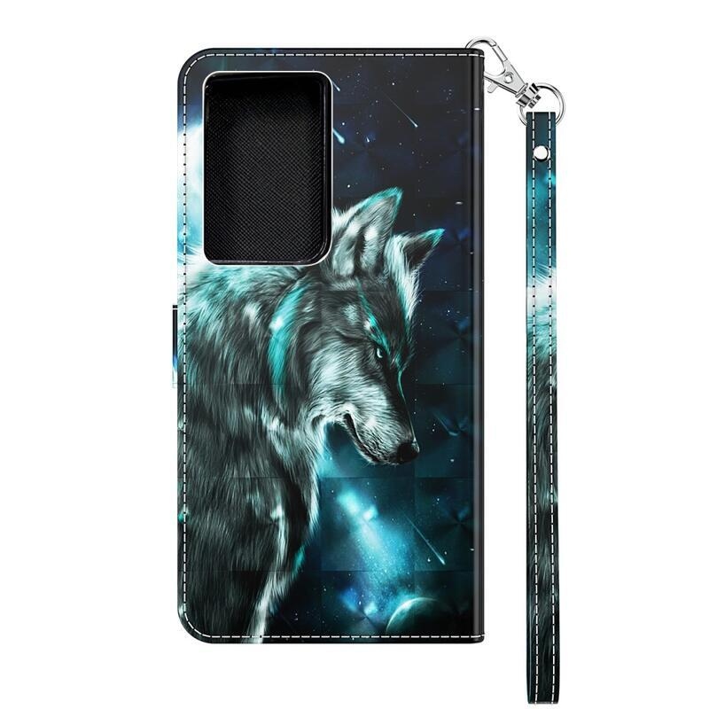 Light peněženkové pouzdro pro mobil Samsung Galaxy S21 Ultra 5G - vlk