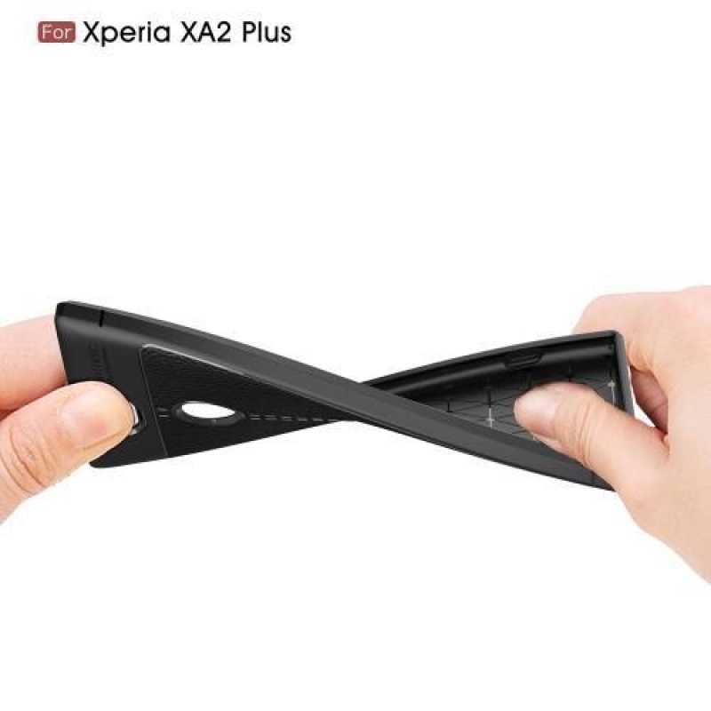 Litch gelový kryt na mobil Sony Xperia XA2 Plus - černý