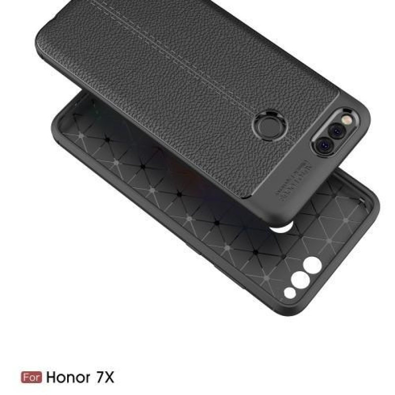 Litch odolný gelový obal na mobil Honor 7X - šedý