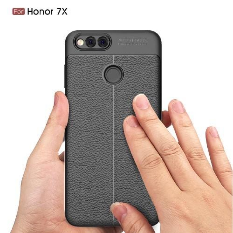 Litch odolný gelový obal na mobil Honor 7X - tmavěmodrý