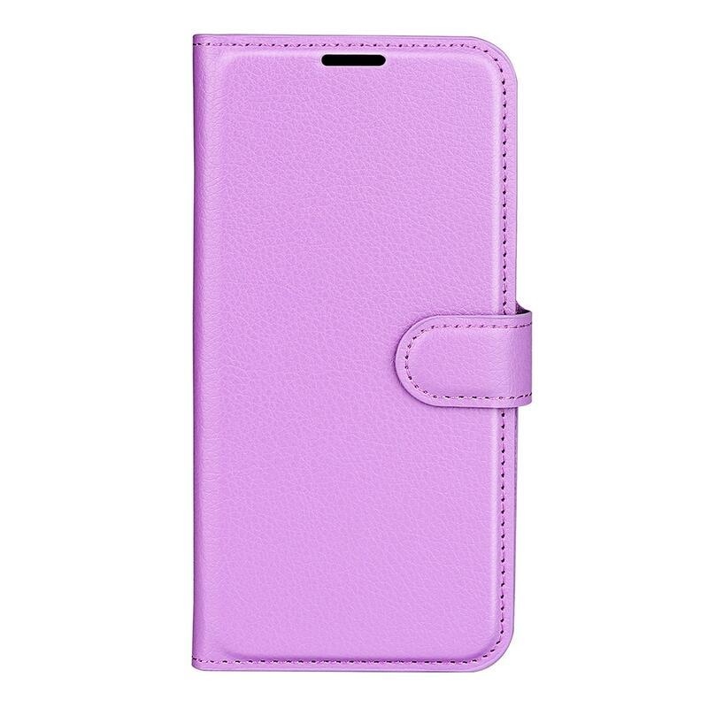 Litch PU kožené peněženkové pouzdro pro mobil Xiaomi 12/12X - fialové