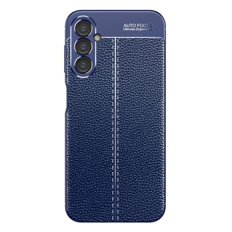 Litchi odolný gelový obal na Samsung Galaxy A14 4G/5G - modré