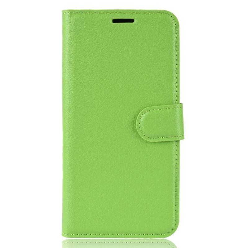 Litchi peněženkové pouzdro na Huawei P30 Pro - zelené