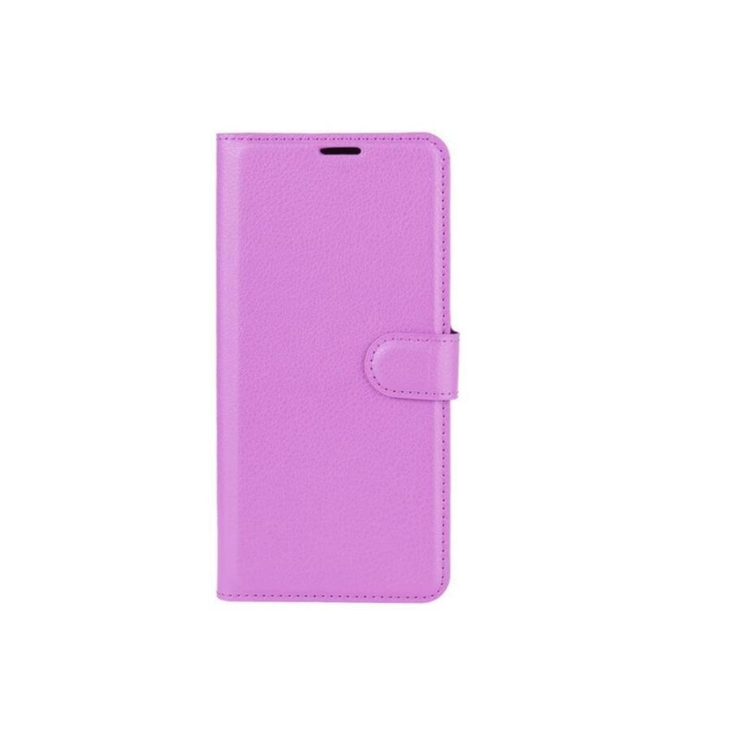 Litchi peněženkové pouzdro na mobil Samsung Galaxy A32 4G - fialové