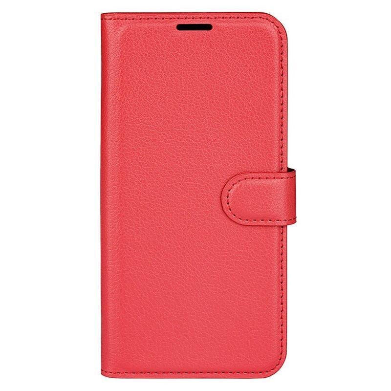 Litchi peněženkové pouzdro na mobil Xiaomi Redmi A1/Redmi A2 - červené