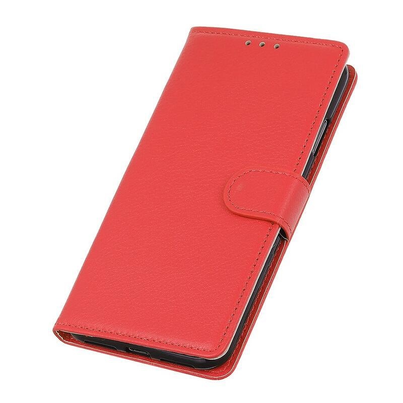 Litchi peněženkové pouzdro pro mobil Nokia XR20 - červené