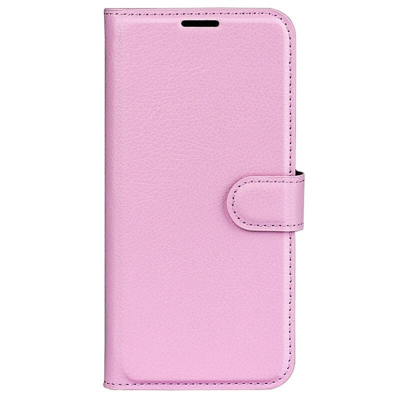 Litchi peněženkové pouzdro pro mobil Xiaomi Redmi Note 11 Pro 4G/5G - růžové