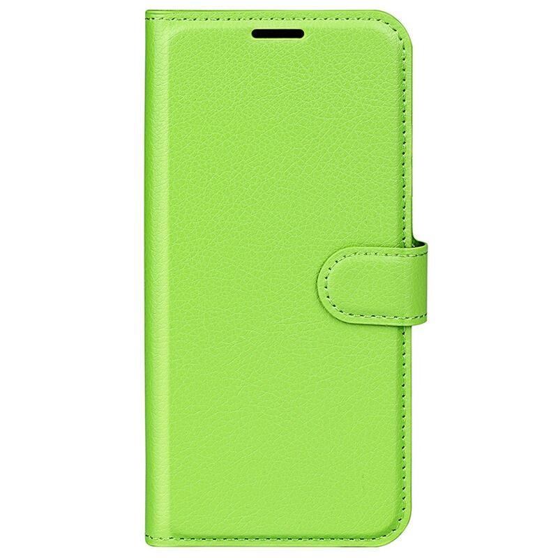Litchi peněženkové pouzdro pro mobil Xiaomi Redmi Note 11 Pro 4G/5G - zelené