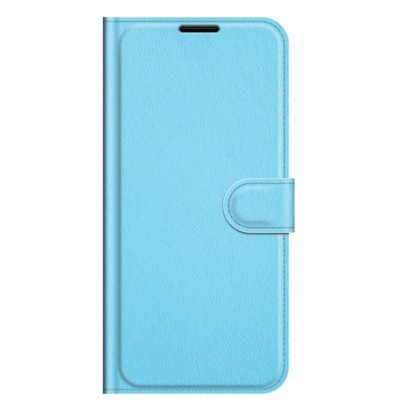 Litchi PU kožené peněženkové pouzdro na mobil Nokia XR20 - modré