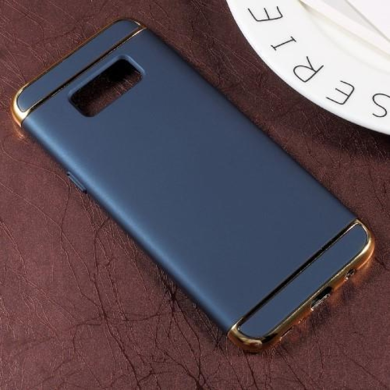 Luxy plastový obal 3v1 na Samsung Galaxy S8 Plus - tmavěmodrý