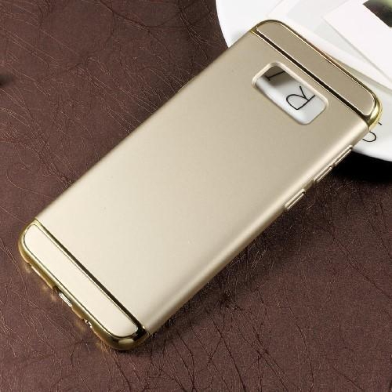 Luxy plastový obal 3v1 na Samsung Galaxy S8 Plus - zlatý