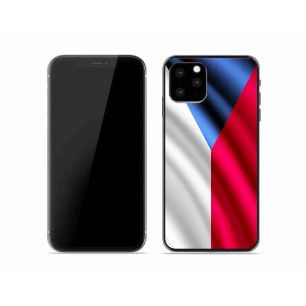 Gelový kryt mmCase na mobil iPhone 11 - česká vlajka