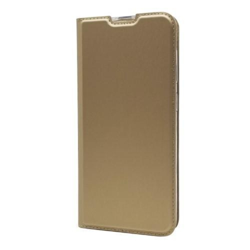 Magnetic PU kožené pouzdro na mobil Samsung Galaxy A30 / A20 - zlatý