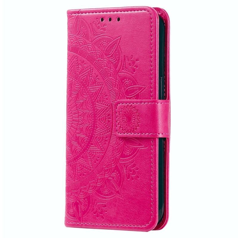 Mandala peněženkové pouzdro na mobil Nokia C21 Plus - rose