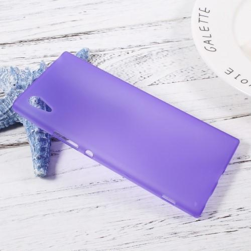 Matný gelový obal na mobil Sony Xperia XA1 - fialový