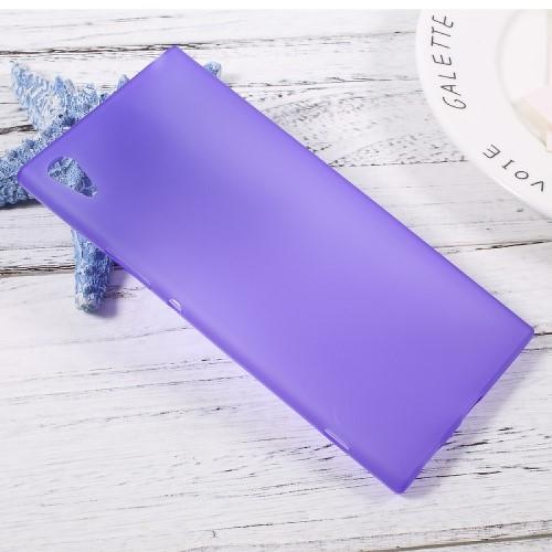 Matný gelový obal na Sony Xperia XA1 Ultra - fialový