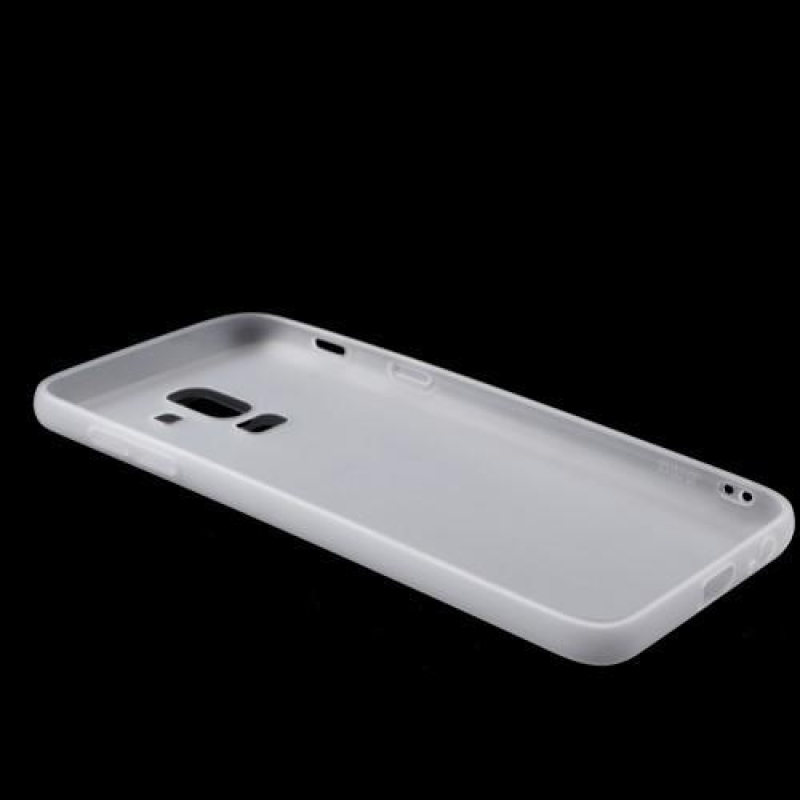 Matte antiotiskový silikonový obal na Samsung Galaxy A6+ (2018) - průhledný