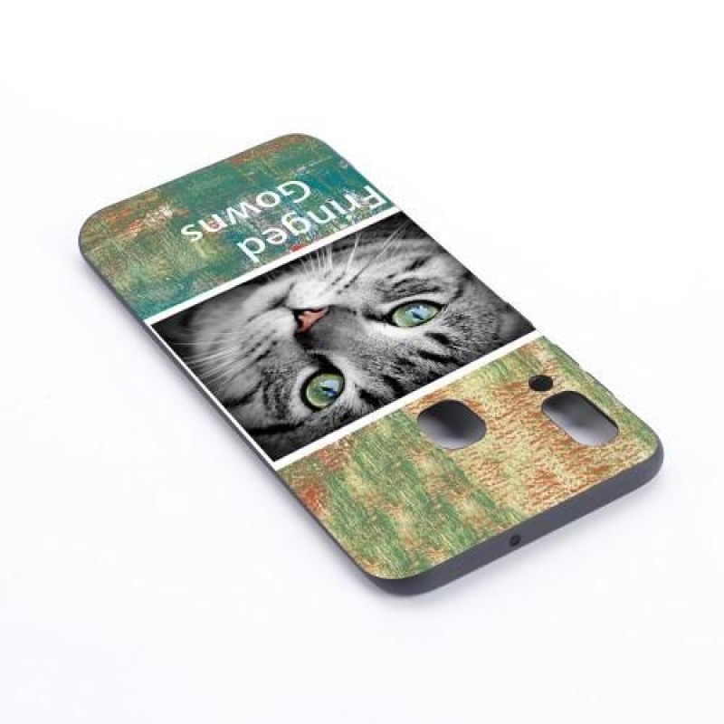 Matte gelový obal na mobil Samsung Galaxy A30 - kočka