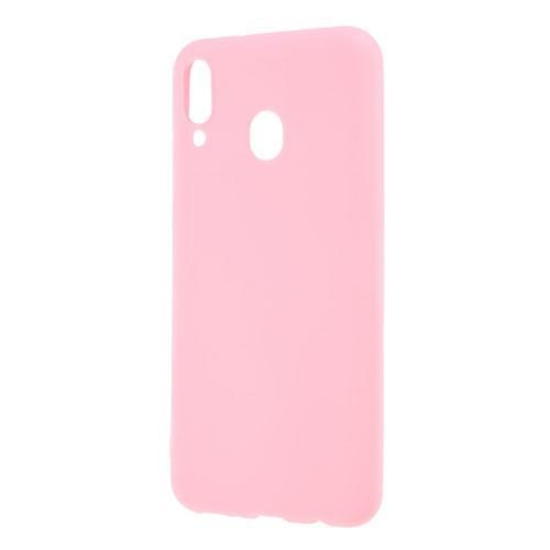 Matte gelový obal na mobil Samsung Galaxy M20 - růžový