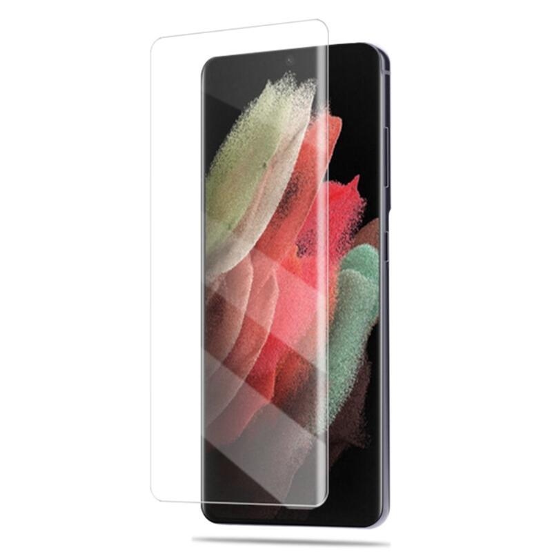 MCL celoplošné tvrzené sklo (UV světlo) na mobil Samsung Galaxy S22 Ultra 5G