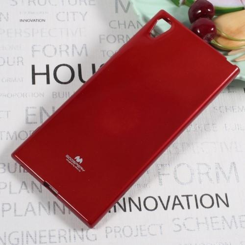MG jemně se třpytící gelový obal na Sony Xperia XA1 Ultra - červený
