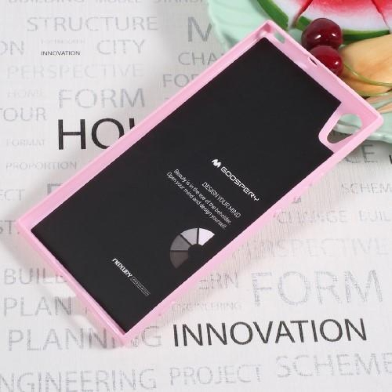MG jemně se třpytící gelový obal na Sony Xperia XA1 Ultra - růžový