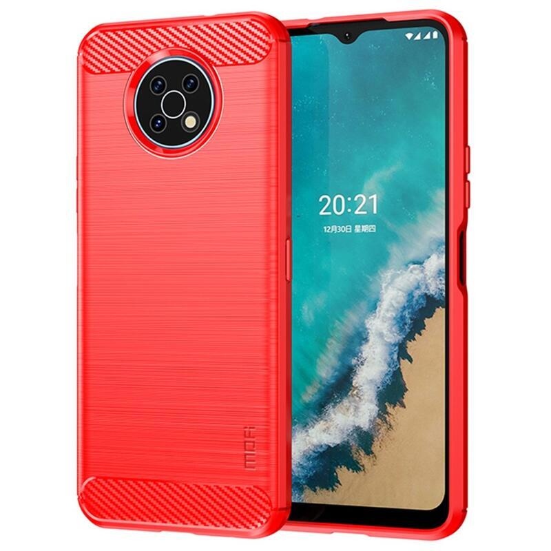 Mofi odolný gelový obal na mobil Nokia G50 - červený