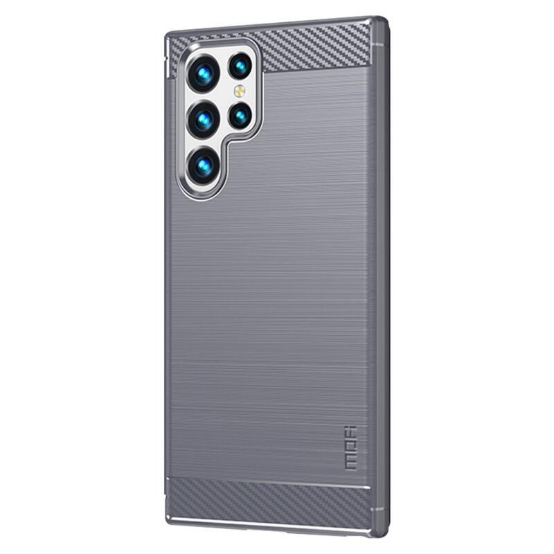 Mofi odolný gelový obal na mobil Samsung Galaxy S22 Ultra 5G - šedý