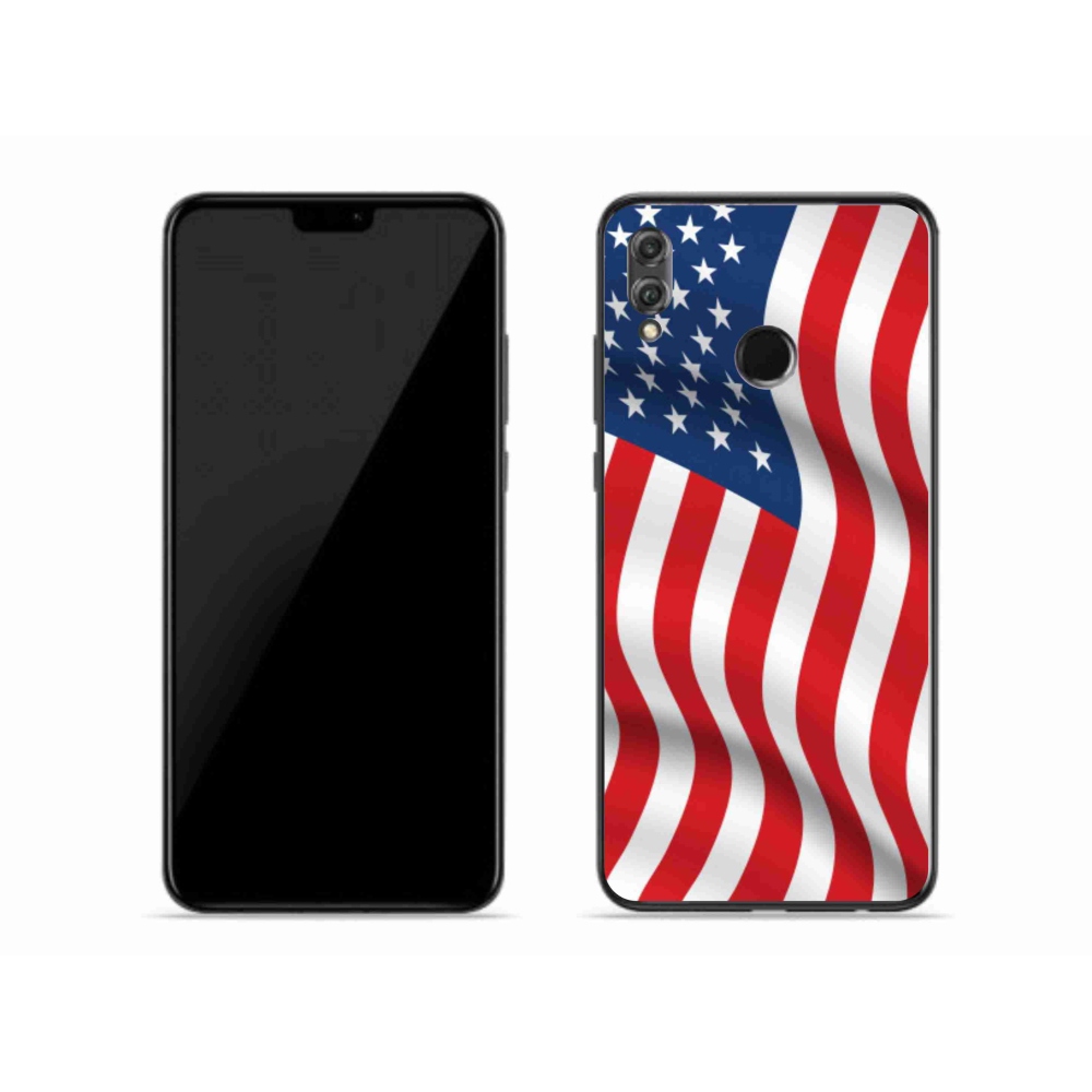 Gelový kryt mmCase na mobil Honor 8X - USA vlajka