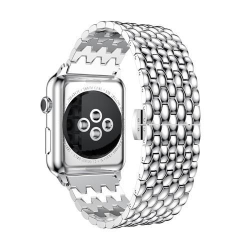 Natty elegantní ocelový řemínek na Apple Watch 38mm - stříbrný