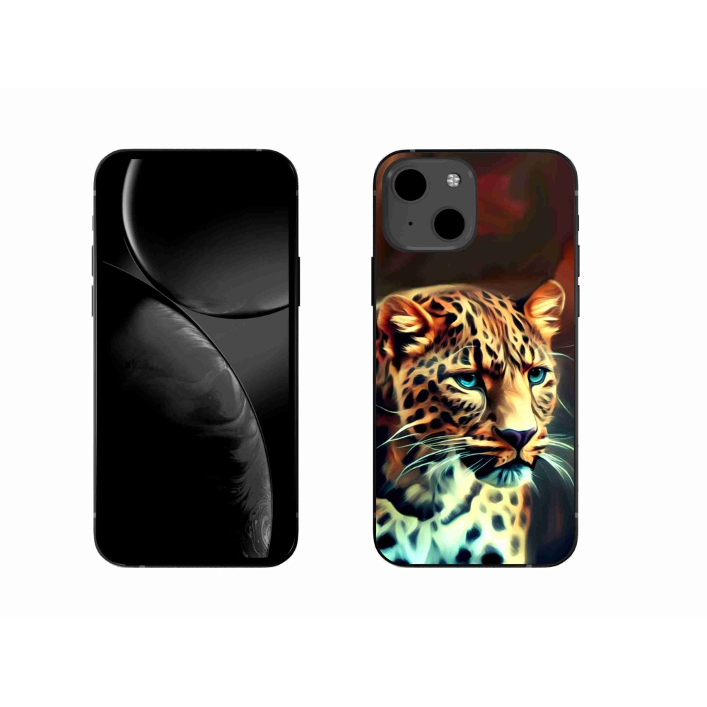 Gelový kryt mmCase na iPhone 13 6.1 - leopard