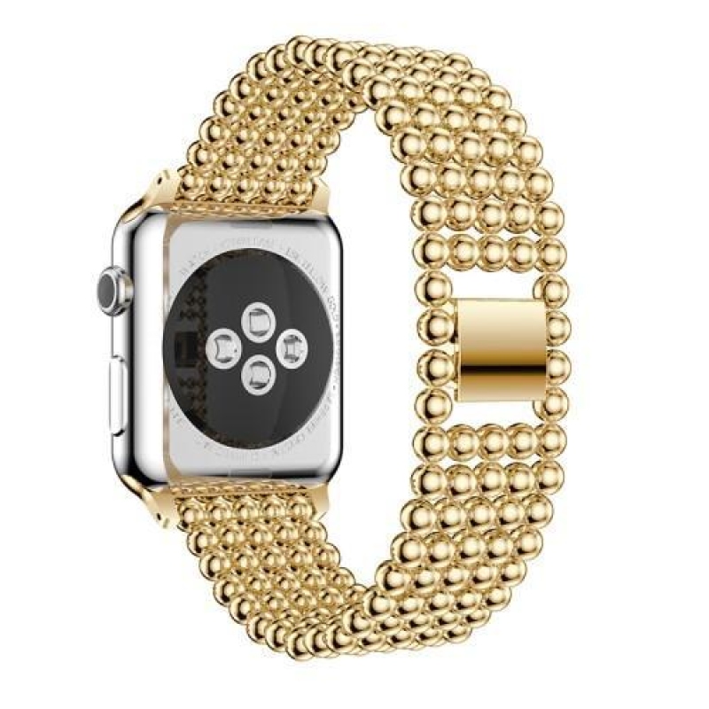 Neat stylový kovový řemínek na Apple Watch 38mm - zlatý