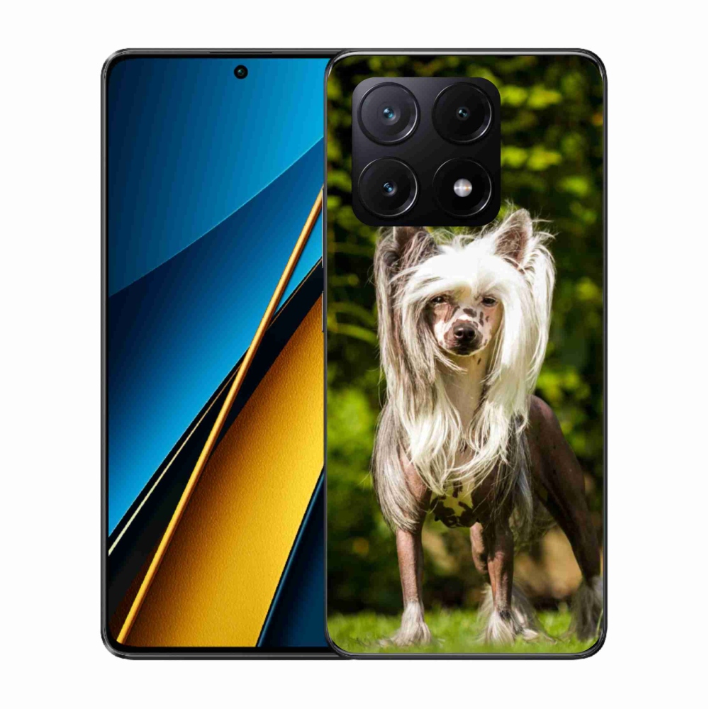 Gelový kryt mmCase na Xiaomi Poco X6 Pro 5G - čínský chocholatý pes