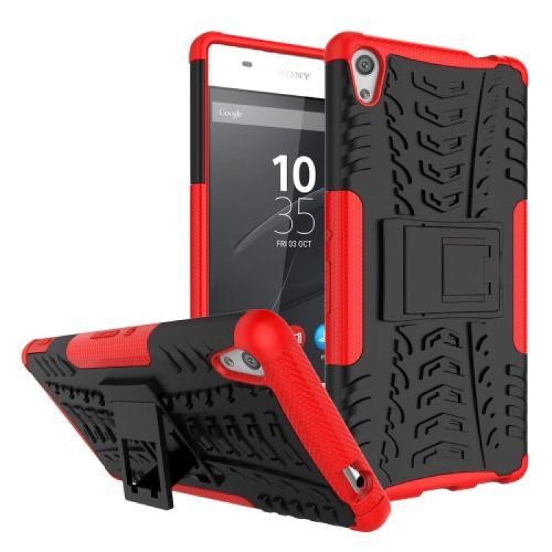 Outdoor odolný obal na mobil Sony Xperia XA Ultra - červený