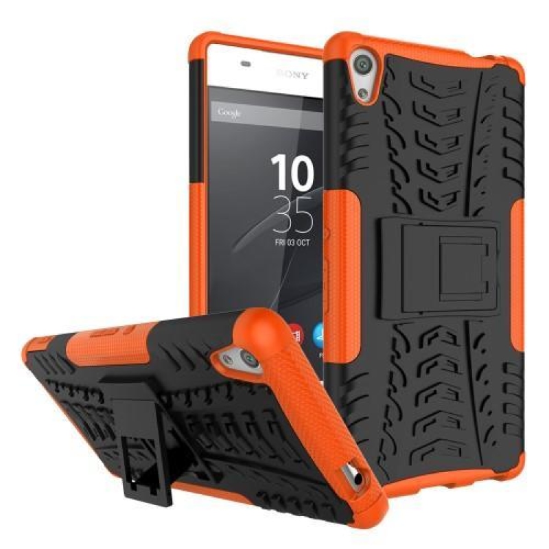 Outdoor odolný obal na mobil Sony Xperia XA Ultra - oranžový