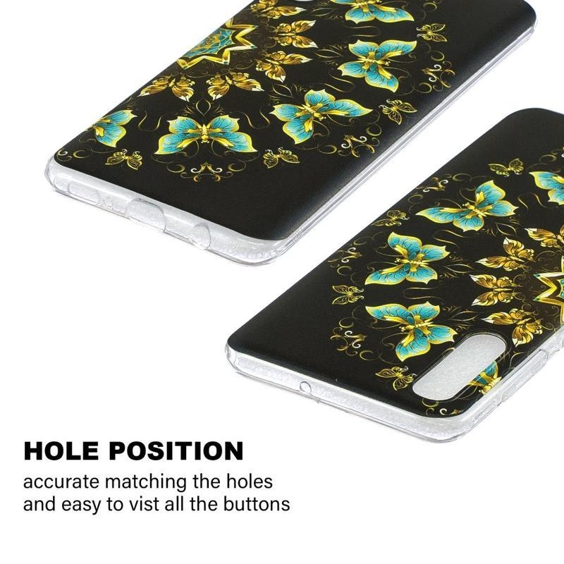 Patt gelový kryt na mobil Samsung Galaxy A50 / A30s - barevní motýli