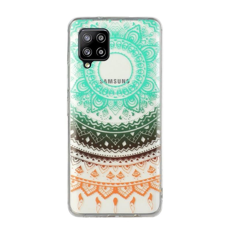 Patte gelový obal na mobil Samsung Galaxy A12/M12 - barevná mandala