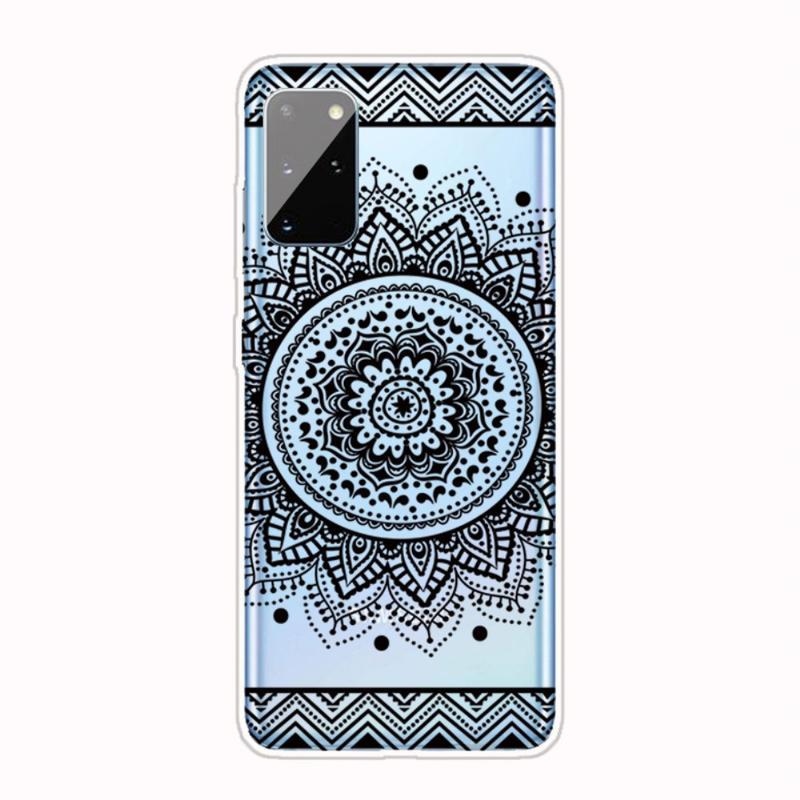 Patte gelový obal na mobil Samsung Galaxy A41 - květ mandala