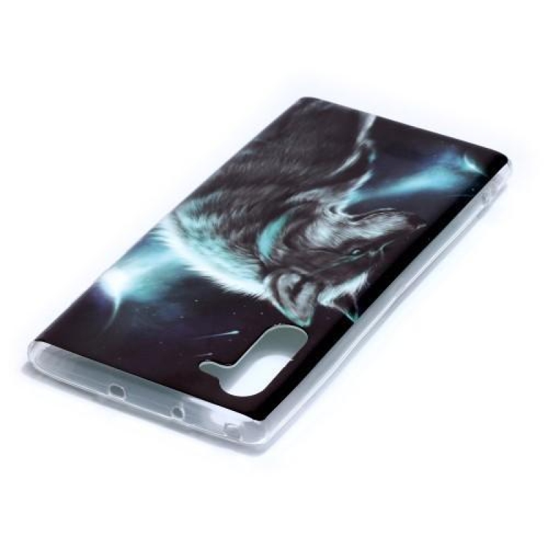 Patte gelový obal na mobil Samsung Galaxy Note 10 - vlk
