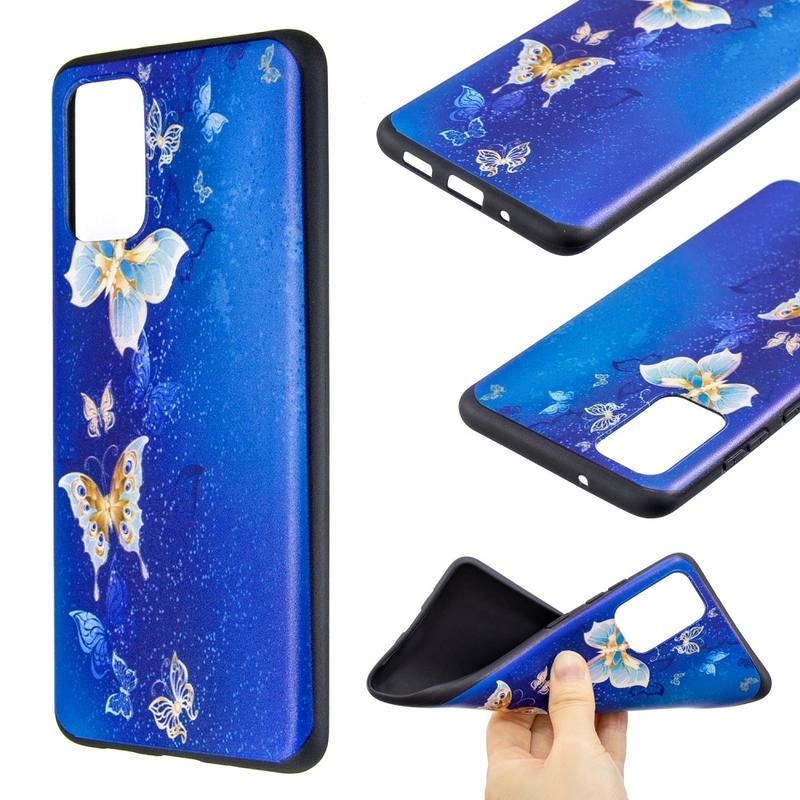 Patte gelový obal na mobil Samsung Galaxy S20 Plus - motýli