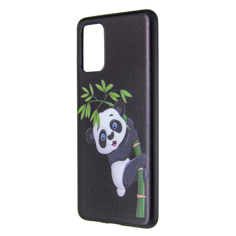 Patte gelový obal na mobil Samsung Galaxy S20 Plus - panda na bambusu