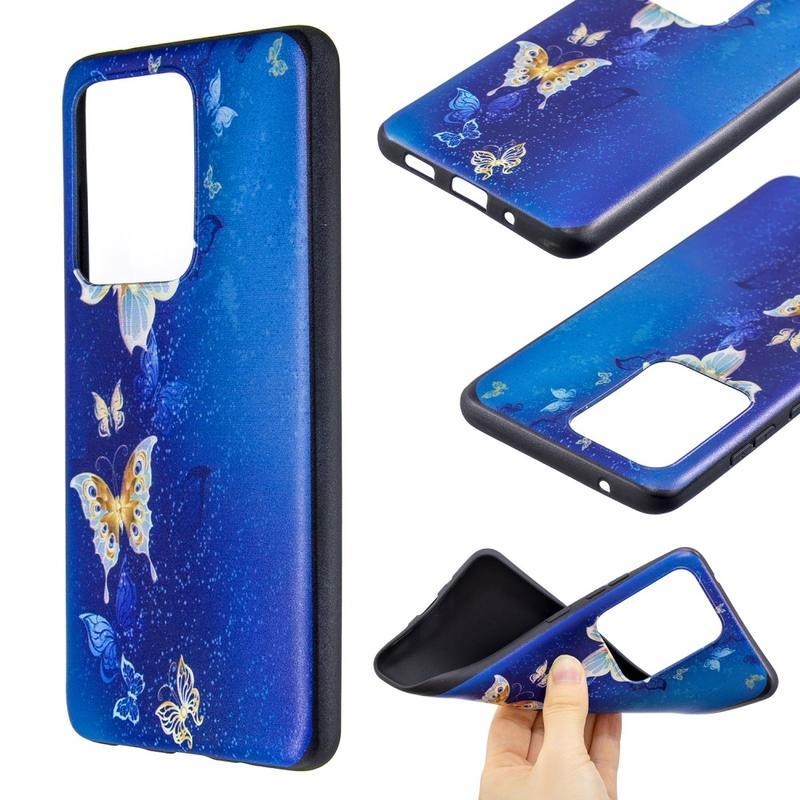 Patte gelový obal na mobil Samsung Galaxy S20 Ultra - motýli
