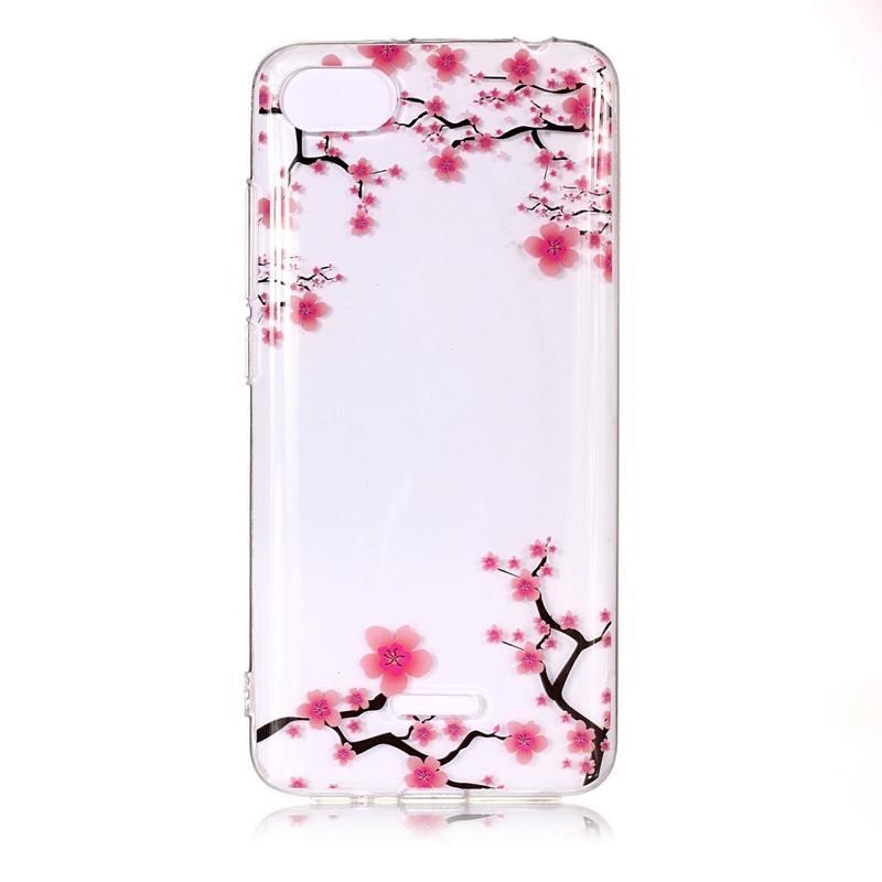 Patte gelový obal na mobil Xiaomi Redmi 6A - květy švestky